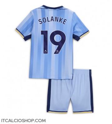 Tottenham Hotspur Dominic Solanke #19 Seconda Maglia Bambino 2024-25 Manica Corta (+ Pantaloni corti)